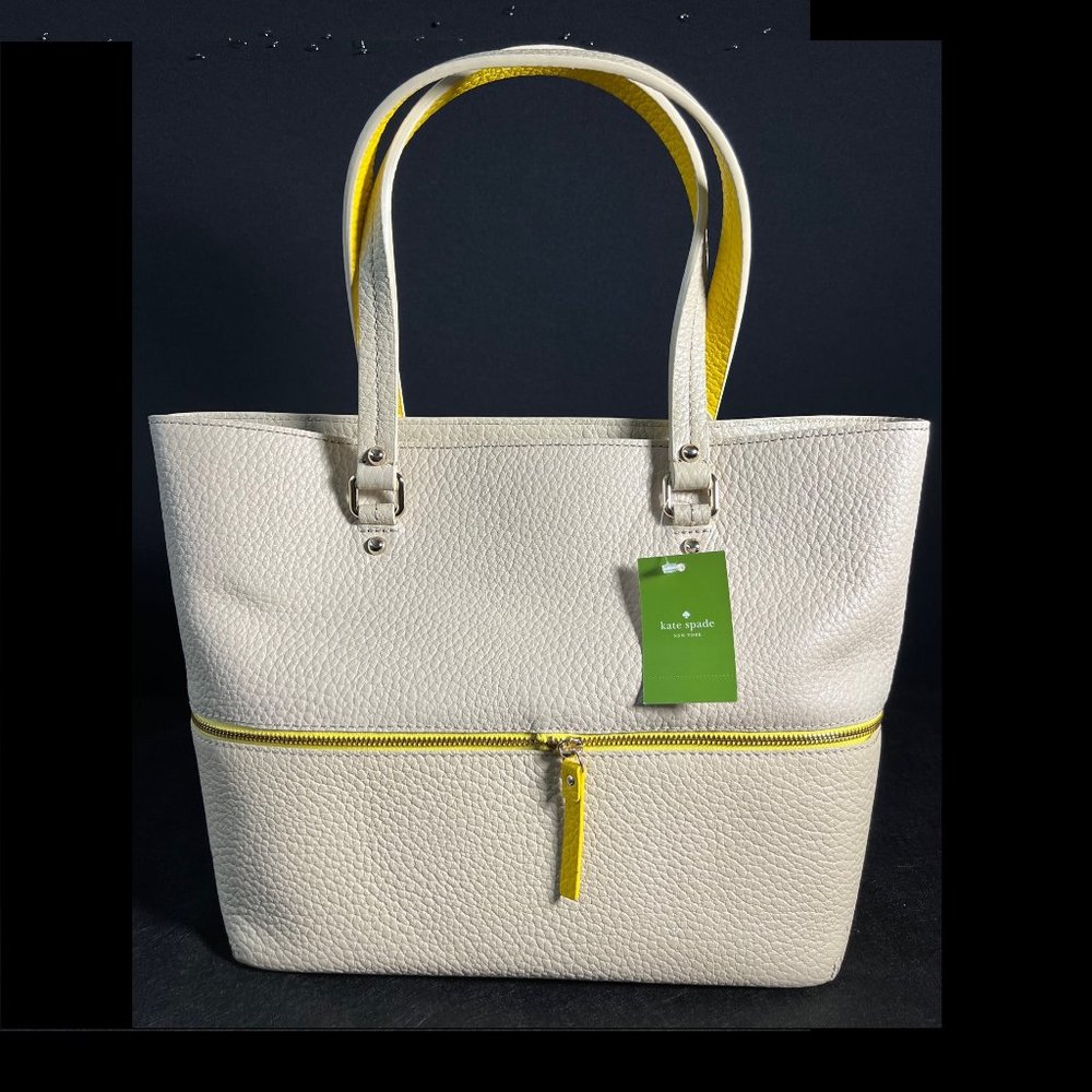 Kate Spade Michelle Grove Court large Leather Tote bag. NWT